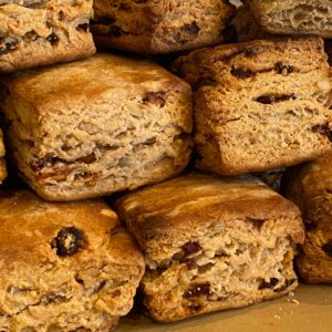 薪火酵母スコーン(有機ドライフルーツ&有機ナッツ)3個セット